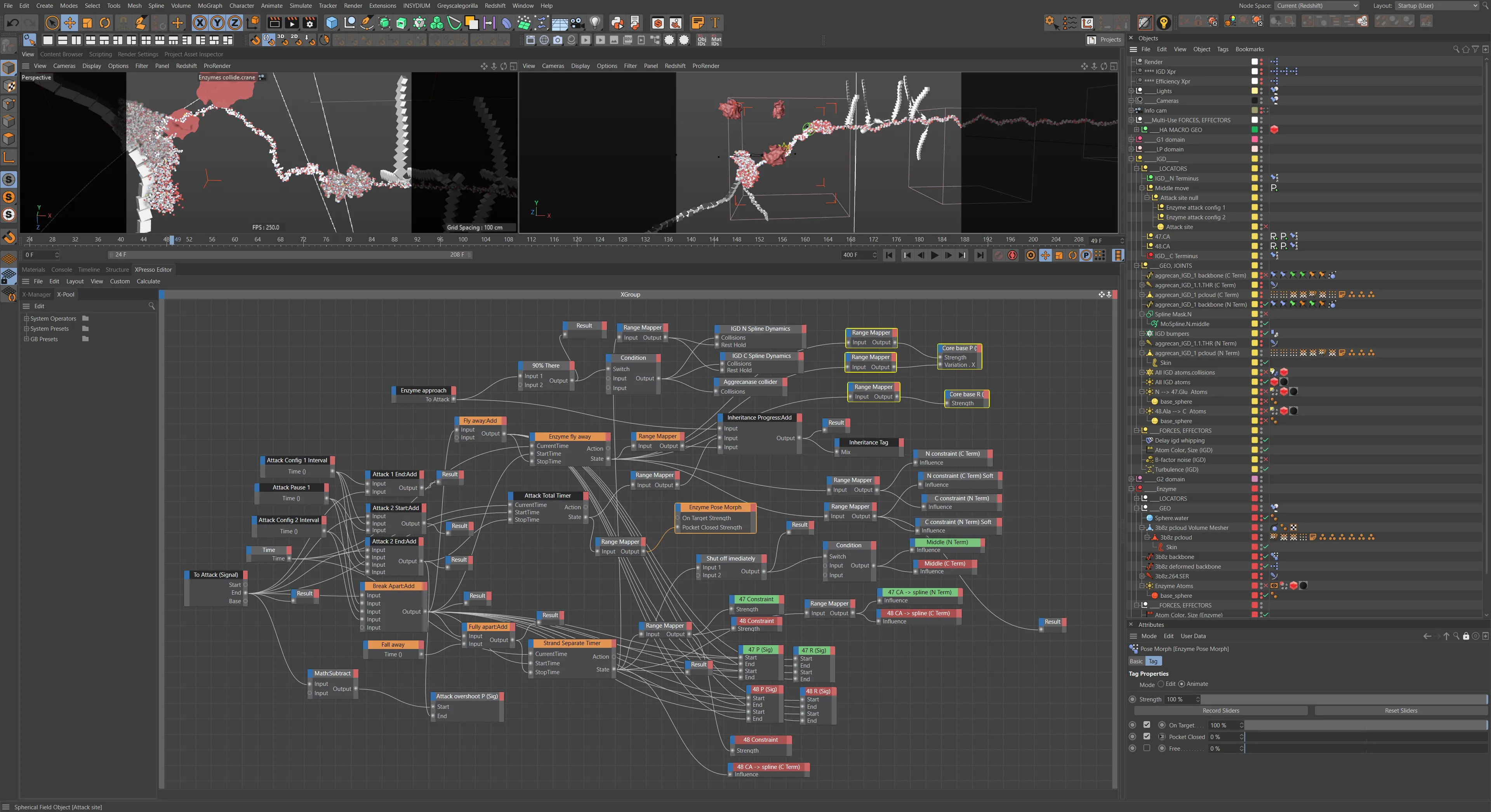 Hydrolysis orchestration Xpresso graph